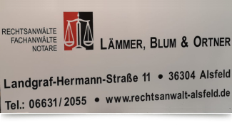 Rechtsanwalt Lmmer Blum & Ordner